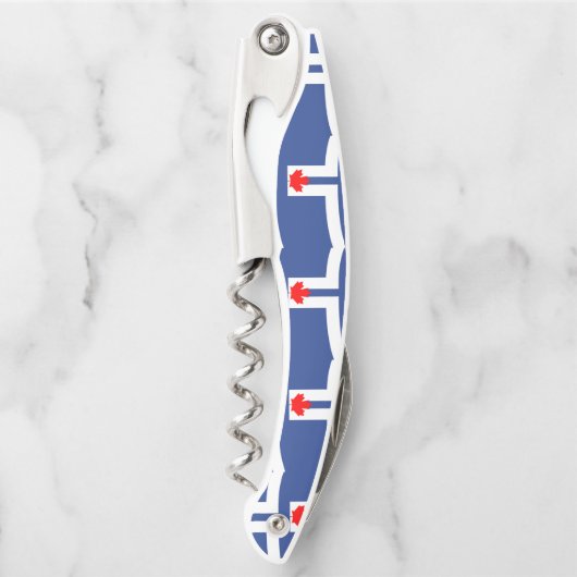 Flagge von Toronto, Ontario Waiter's Corkschraube Kellnermesser (Vorderseite)