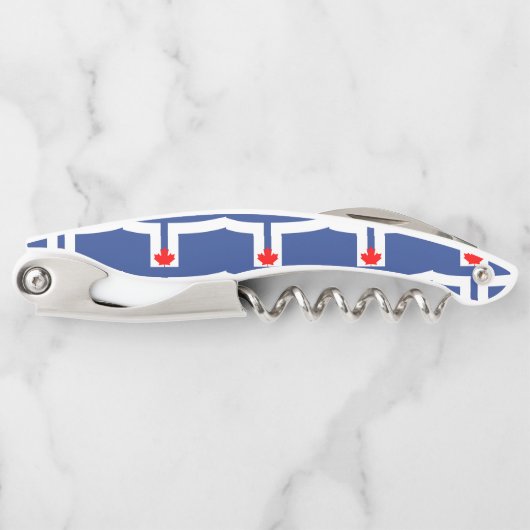 Flagge von Toronto, Ontario Waiter's Corkschraube Kellnermesser (Vorderseite)