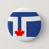 Flagge von Toronto, Schaltfläche Ontario Button (Vorderseite)