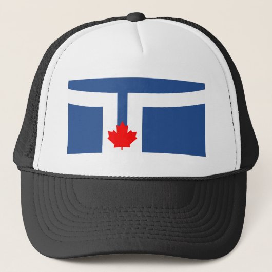 Flagge von Toronto Truckerkappe (Vorderseite)