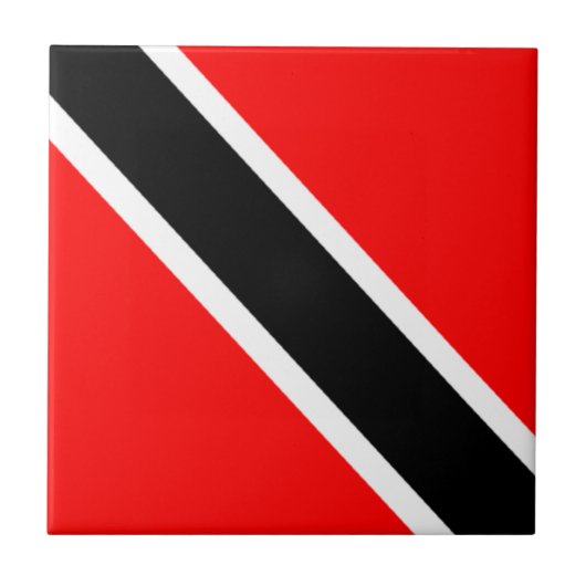 Flagge von Trinidad Fliese (Vorderseite)