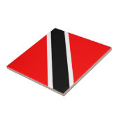 Flagge von Trinidad Fliese (Seite)