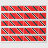 Flagge von Trinidad Geschenkpapier (Flach)