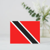 Flagge von Trinidad Postkarte (Stehend Vorderseite)