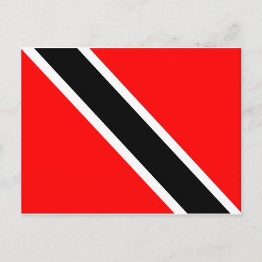 Flagge von Trinidad Postkarte (Vorderseite)
