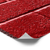 Flagge von Trinidad Tobago Poster (Ecke)