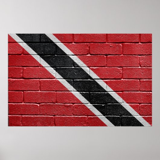 Flagge von Trinidad Tobago Poster (Vorne)