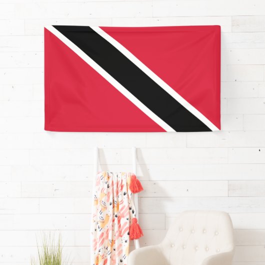Flagge von Trinidad und Tobago Banner (Insitu)