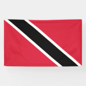 Flagge von Trinidad und Tobago Banner (Horizontal)