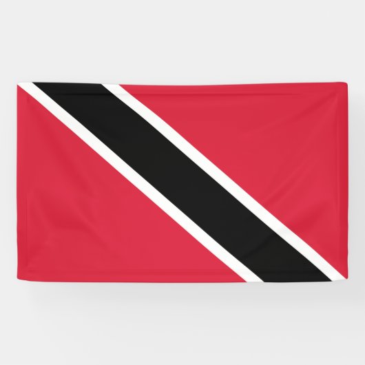 Flagge von Trinidad und Tobago Banner (Horizontal)