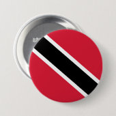 Flagge von Trinidad und Tobago Button (Vorne & Hinten)