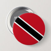 Flagge von Trinidad und Tobago Button (Vorne & Hinten)