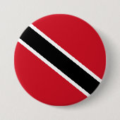 Flagge von Trinidad und Tobago Button (Vorderseite)