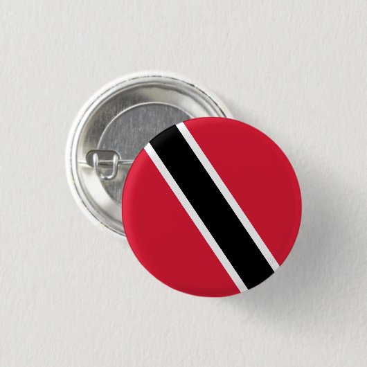 Flagge von Trinidad und Tobago Button (Vorne & Hinten)