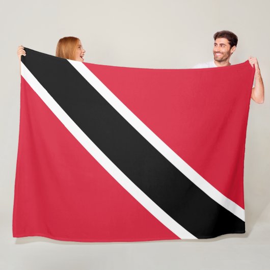 Flagge von Trinidad und Tobago Fleecedecke (Beispiel)
