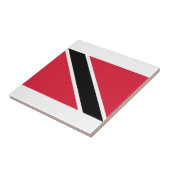 Flagge von Trinidad und Tobago Fliese (Seite)