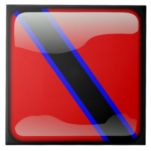 Flagge von Trinidad und Tobago Fliese