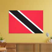 Flagge von Trinidad und Tobago Leinwanddruck (Insitu (Wohnzimmer))