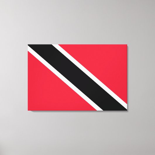 Flagge von Trinidad und Tobago Leinwanddruck (Vorderseite)