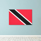 Flagge von Trinidad und Tobago Leinwanddruck (Insitu (Holzboden))