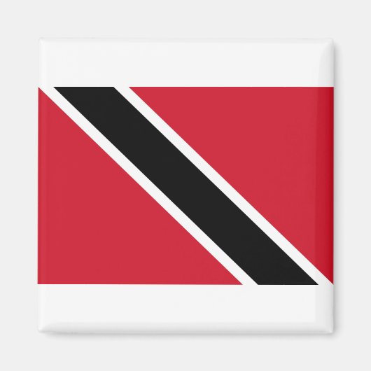 Flagge von Trinidad und Tobago Magnet (Vorne)
