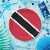 Flagge von Trinidad und Tobago Pappteller (Party)