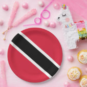 Flagge von Trinidad und Tobago Pappteller (Party)