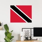 Flagge von Trinidad und Tobago Poster (Heimbüro)