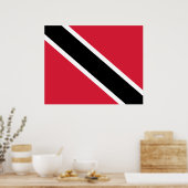Flagge von Trinidad und Tobago Poster (Küche)
