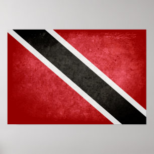 Flagge von Trinidad und Tobago Poster