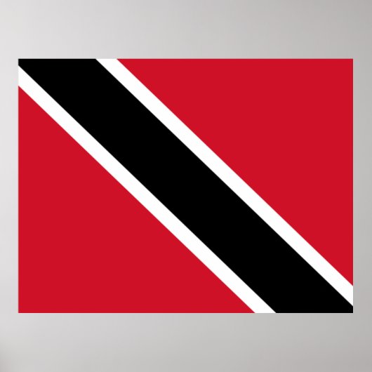 Flagge von Trinidad und Tobago Poster (Vorne)