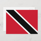 Flagge von Trinidad und Tobago Postkarte (Vorne/Hinten)