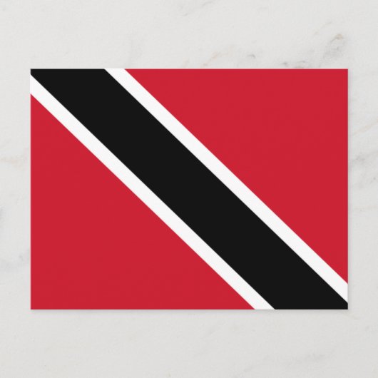 Flagge von Trinidad und Tobago Postkarte (Vorderseite)