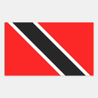 Flagge von Trinidad und Tobago Rechteckiger Aufkleber