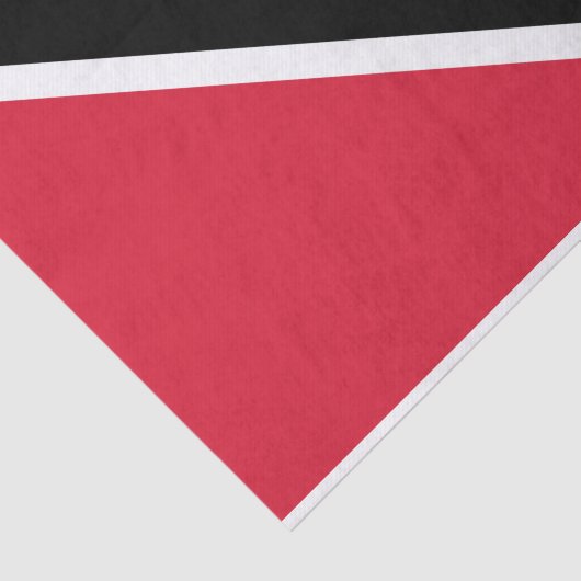 Flagge von Trinidad und Tobago Seidenpapier (Ausschnitt)