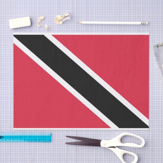 Flagge von Trinidad und Tobago Seidenpapier (Handwerk)