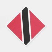 Flagge von Trinidad und Tobago Serviette (Ecke)
