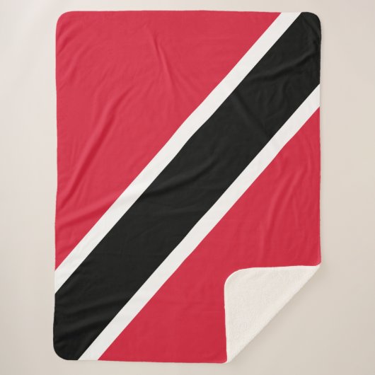 Flagge von Trinidad und Tobago Sherpadecke (Vorderseite)