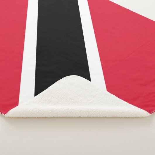 Flagge von Trinidad und Tobago Sherpadecke (3/4)