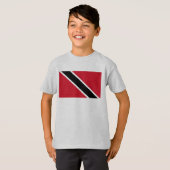 Flagge von Trinidad und Tobago T-Shirt (Vorne ganz)