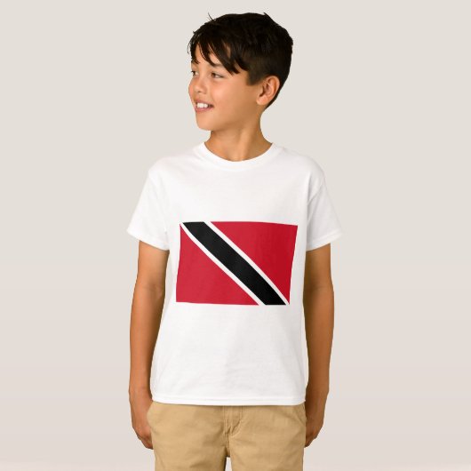 Flagge von Trinidad und Tobago T-Shirt (Vorne ganz)