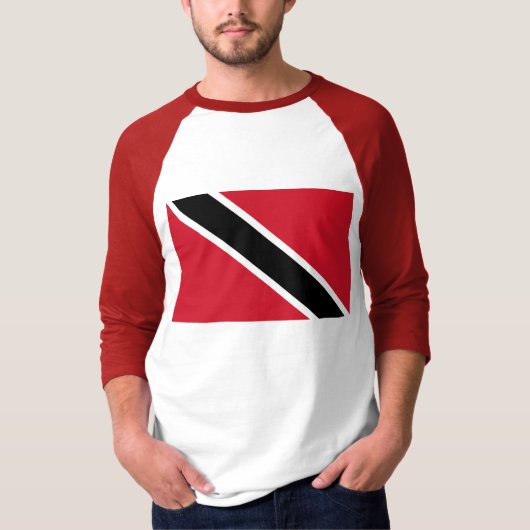 Flagge von Trinidad und Tobago T-Shirt (Vorderseite)