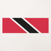 Flagge von Trinidad und Tobago Yogamatte (Vorderseite (Horizontal))
