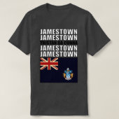 Flagge von Tristan da Cunha T-Shirt (Design vorne)