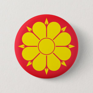 Flagge von Trondheim, norwegischer Button