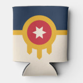Flagge von Tulsa, Oklahoma Dosenkühler (Vorderseite)