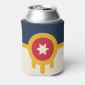 Flagge von Tulsa, Oklahoma Dosenkühler (Kanne Rückseite)