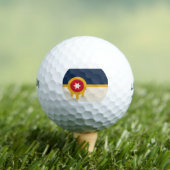Flagge von Tulsa (Oklahoma) Golfball (Insitu T-Shirt)