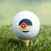 Flagge von Tulsa, Oklahoma Golfball (Insitu T-Shirt)