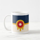 Flagge von Tulsa, Oklahoma Kaffeetasse (Links)